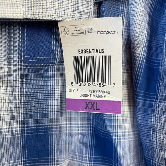 NWT John Ashford Button Down Shirt Size XXL - Picture 5 of 6